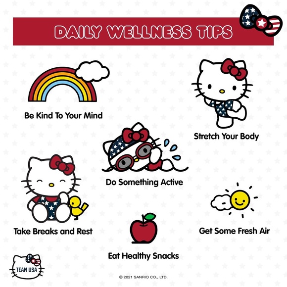 Hello Kitty Wellness tips since I’m so behind! 😩 - Picture 1 of 1
